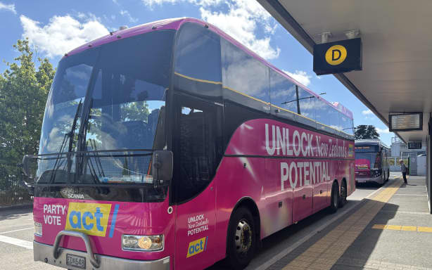On board the ACT Party's Big Pinky | RNZ