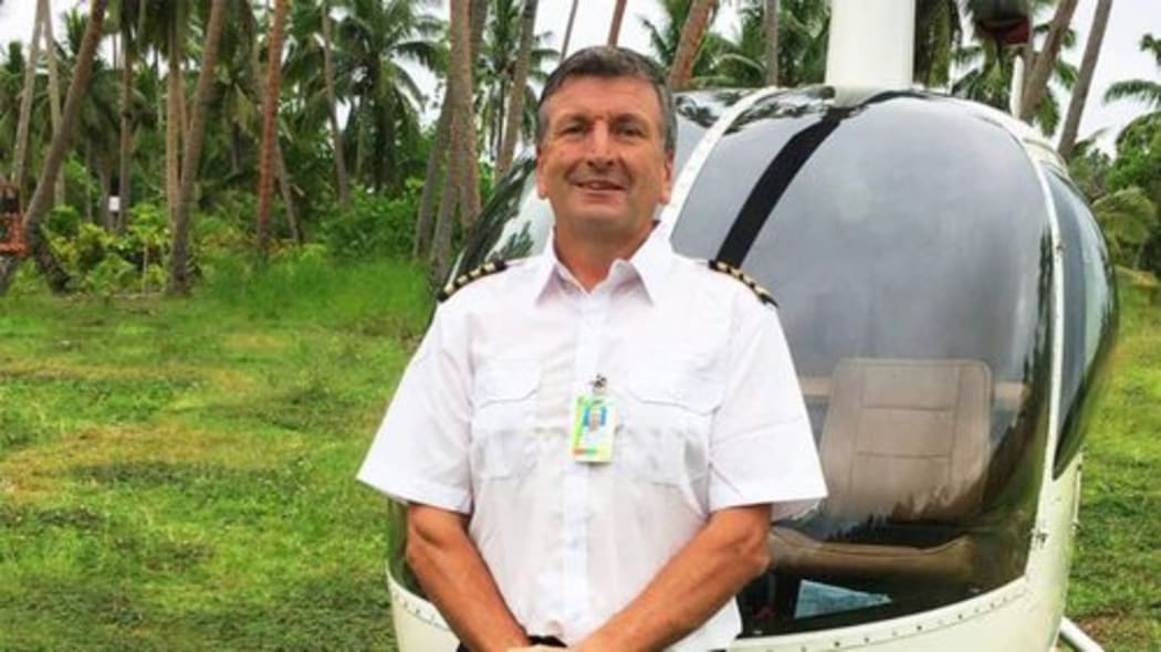 Australian Gilbert Parker is missing after his helicopter crashed while transporting a toddler and his mother to a hospital in the north of Fiji last week.