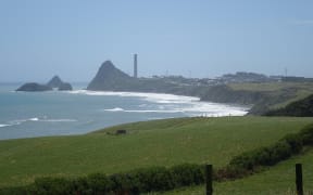 The Jury farm enjoys commanding views of the Tasman Sea.