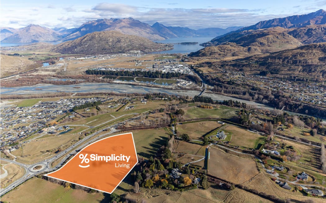 Location of the planned Simplicity housing development in Queenstown.