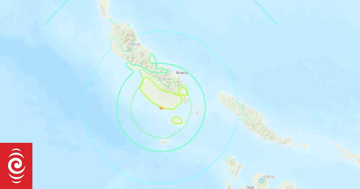 6.4 magnitude earthquake strikes near Bougainville