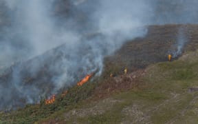 Images taken from a Royal New Zealand C-130 of a bush fire on the Chatham Islands. The images were taken in order to inform New Zealand Fire And Emergency of what will be required to subdue the blaze.