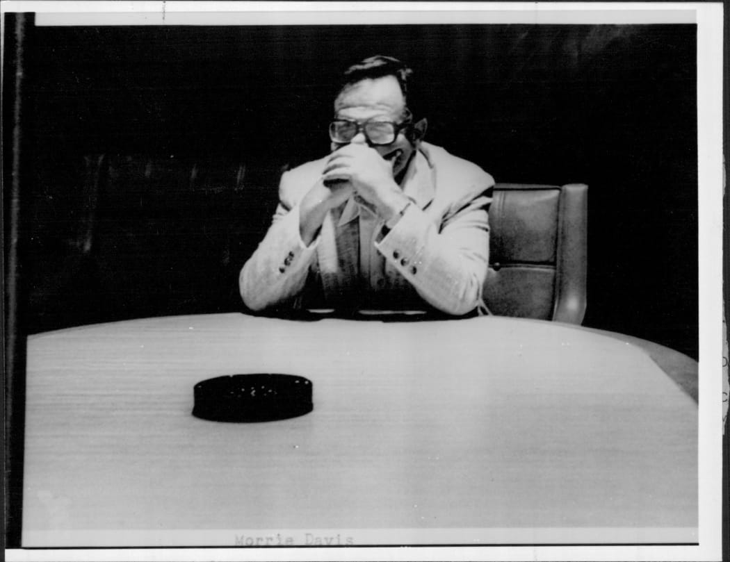 Air New Zealand's chief executive Morrie Davis (above) quitting in May in the wake of the report on the Mount Erebus DC10 crash. November 29, 1979. (Photo by Fairfax Media NZ)