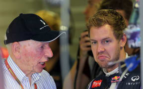 John Surtees and Sebastian Vettel in 2014.