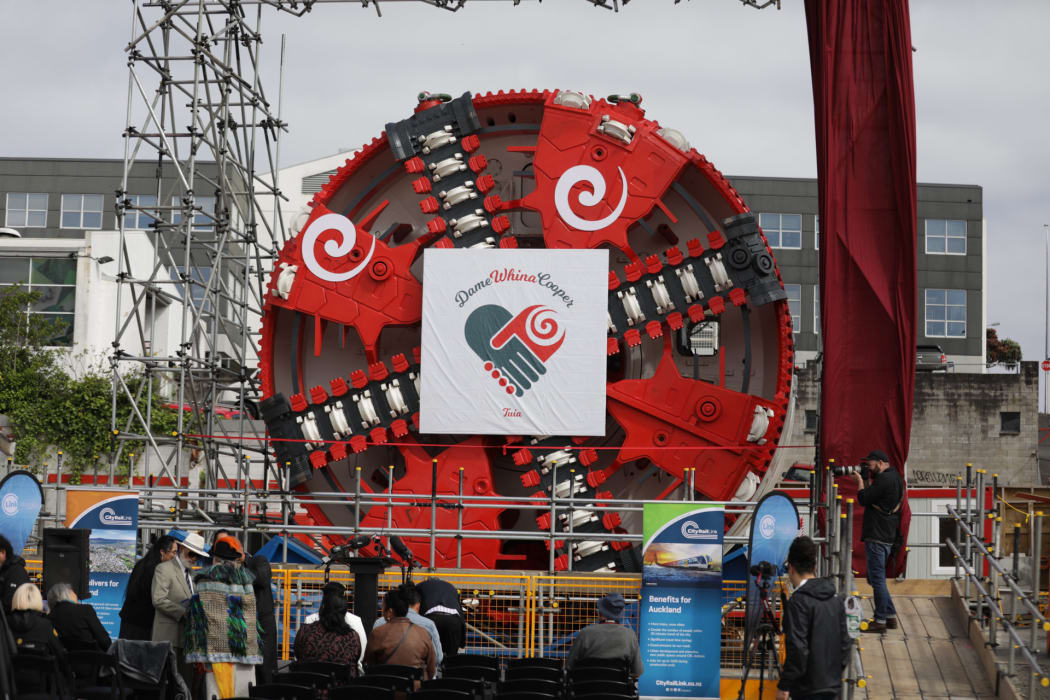 City Rail Link tunnel-boring machine