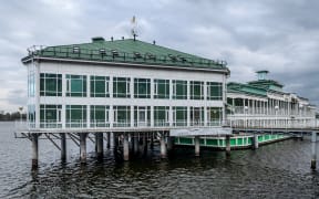 Floating Hotel at Volzhskaya Embankment in Russia