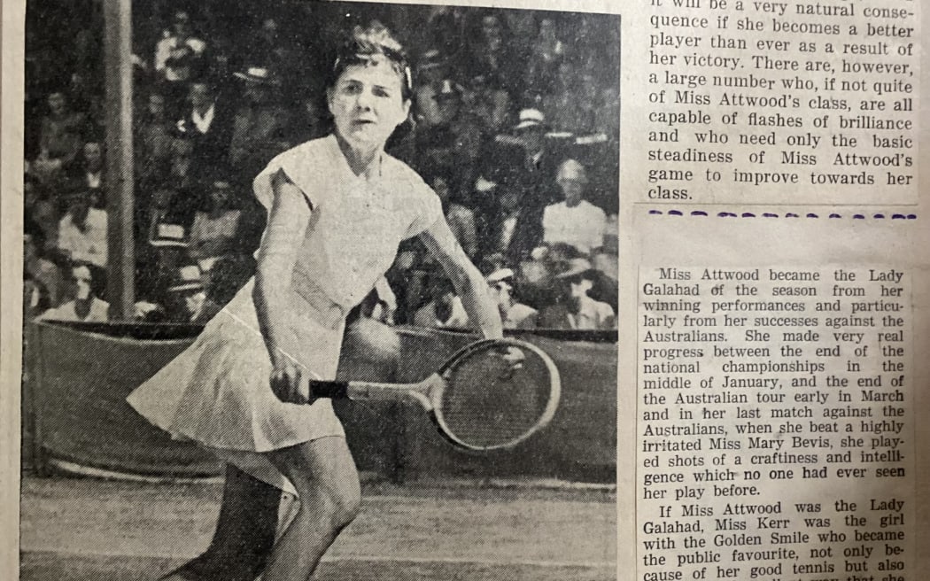 Evelyn's family kept articles of her successes and milestones.