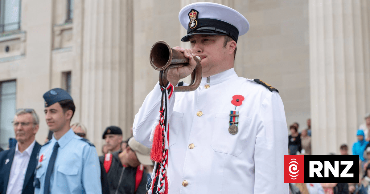 What it's like playing 'The Last Post' on Anzac Day