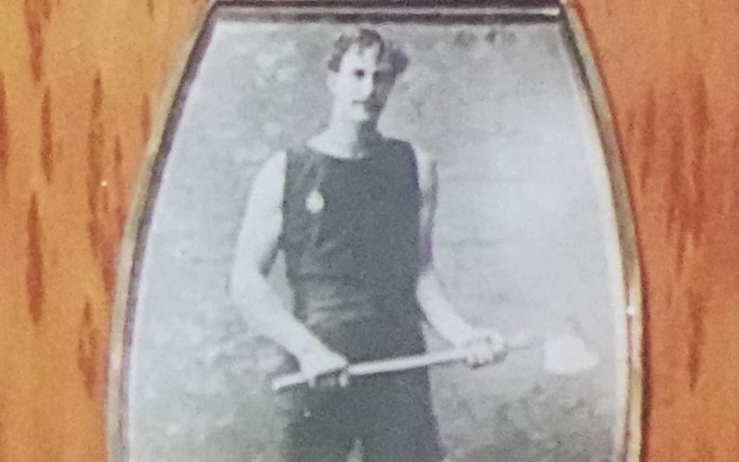 Mick Griffin was a champion axeman who competed from the early 1900s to 1935.