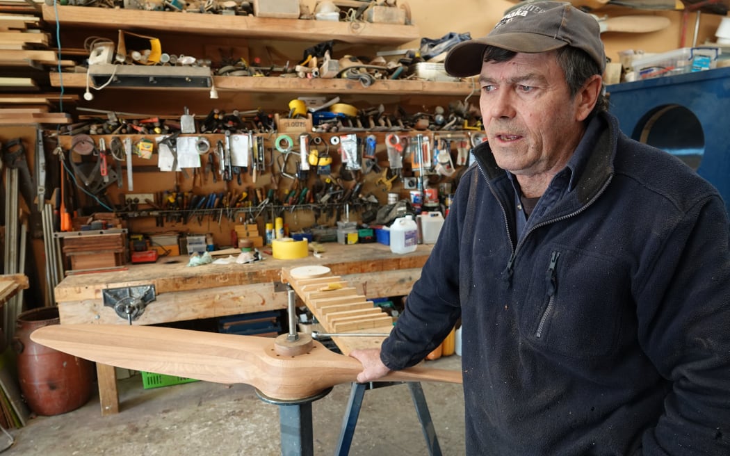 In more than 25 years, Jeff Fox has crafted about 260 propellers.