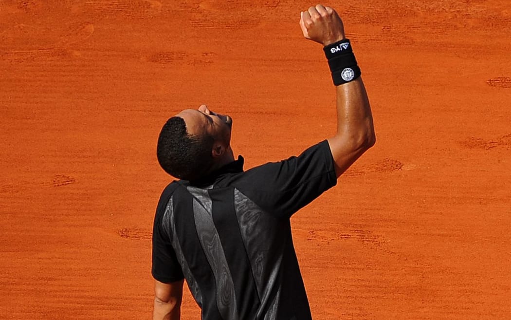 The French tennis player Jo-Wilfried Tsonga.