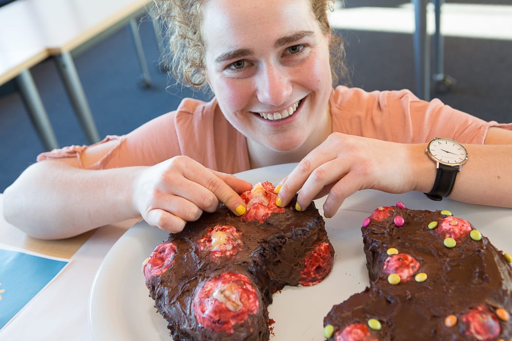 I incyst you try some thesis representation for "bake your thesis" from Lorissa McDougall.