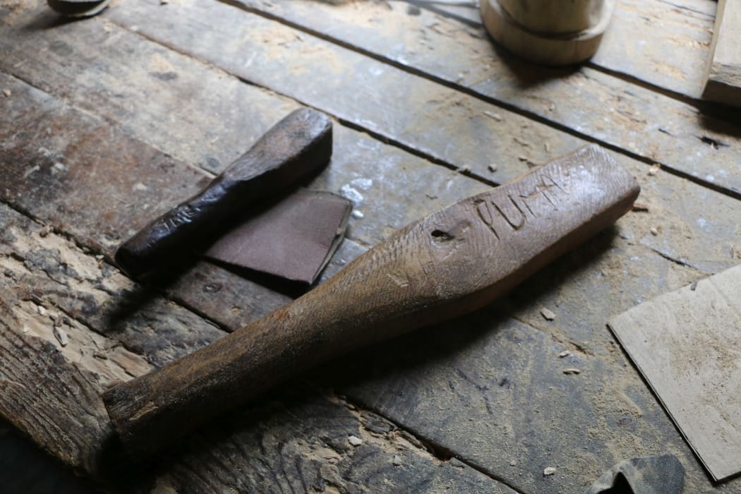 Tools of Bougainville carver Joe Dutaona