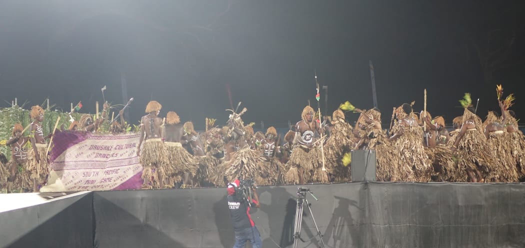 Groups from Vanuatu's six provinces performed at the ceremony