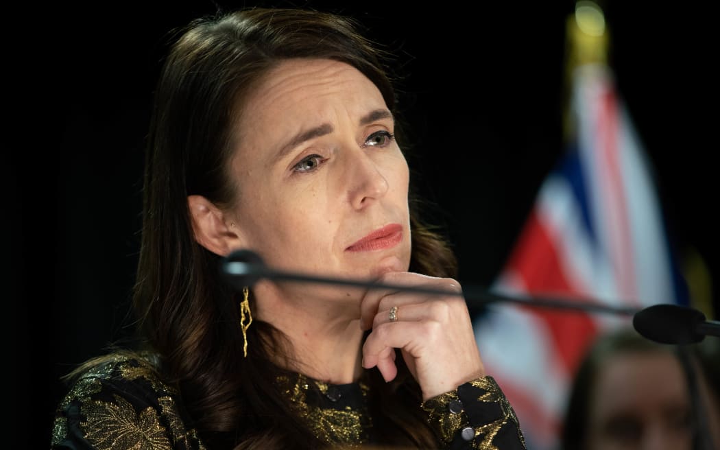 Prime Minister Jacinda Ardern speaks to media at a post-cabinet press conference