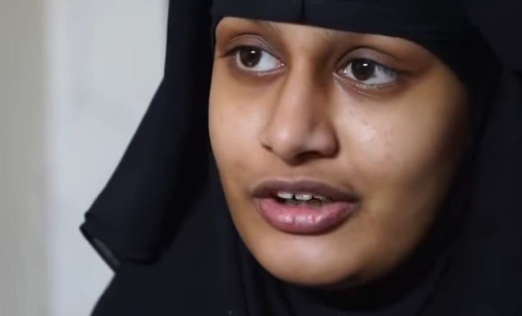 Shamima Begum speaking to the BBC on 18 February.