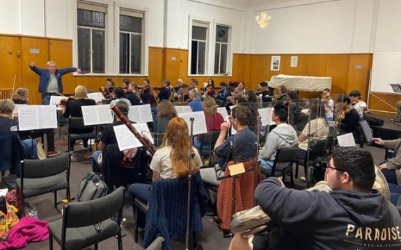 Manawatu Youth Orchestra rehearsal.