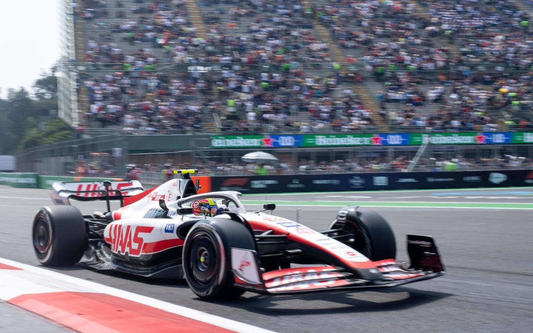 Haas driver Mick Schumacher at the Mexican Grand Prix.