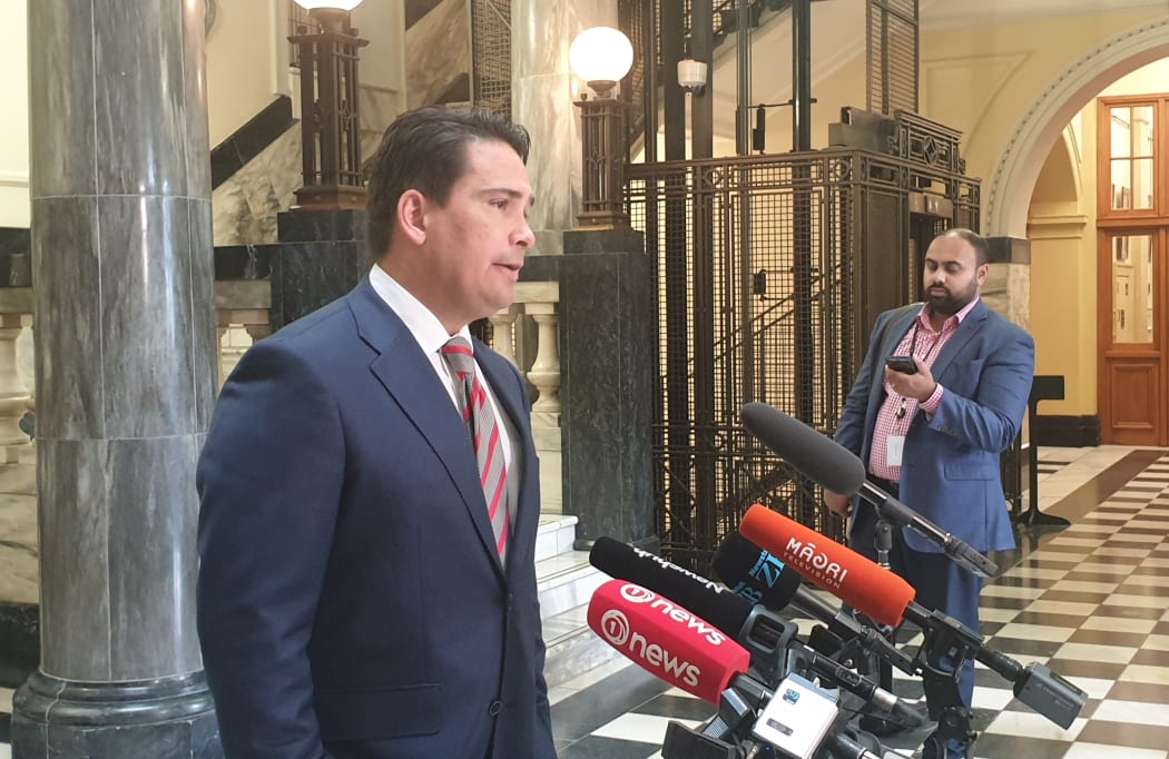 National Party leader Simon Bridges.