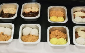 A selection of new school lunches showcased to media at Parliament on 22 October 2024.