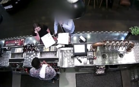 Grace Millane and the defendant began their date with drinks at Andy’s Burgers and Bar in SkyCity.