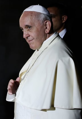 Pope Francis is to meet eight victims of sex abuse.