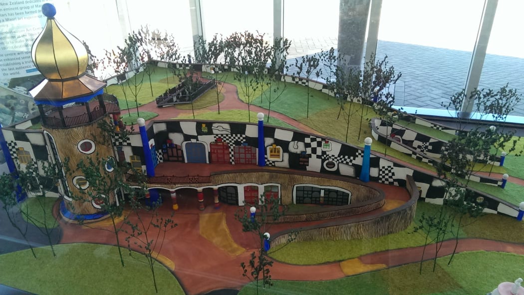 A model of the proposed arts centre.
