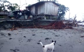 A teetering house in Siviri.