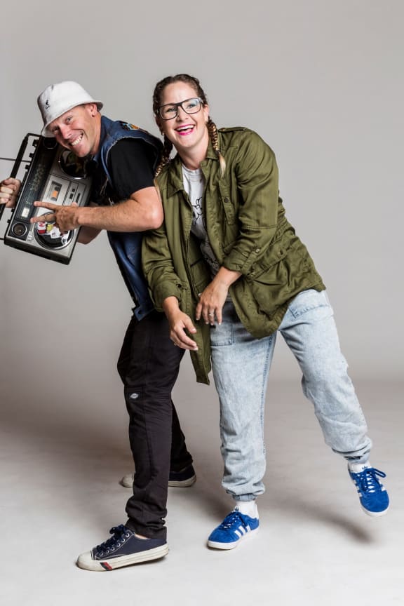 Bboy Step One and Bgirl Nossy, photography Luke Foley Martin