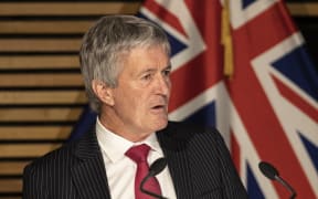 Agriculture Minister Damien O'Connor at a press conference announcing the Government's reforms to clean up our  waterways, Beehive Theatrette, Wellington.