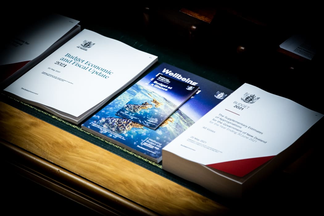 Copies of Budget 2021 and other related documents on the table in the debating chamber