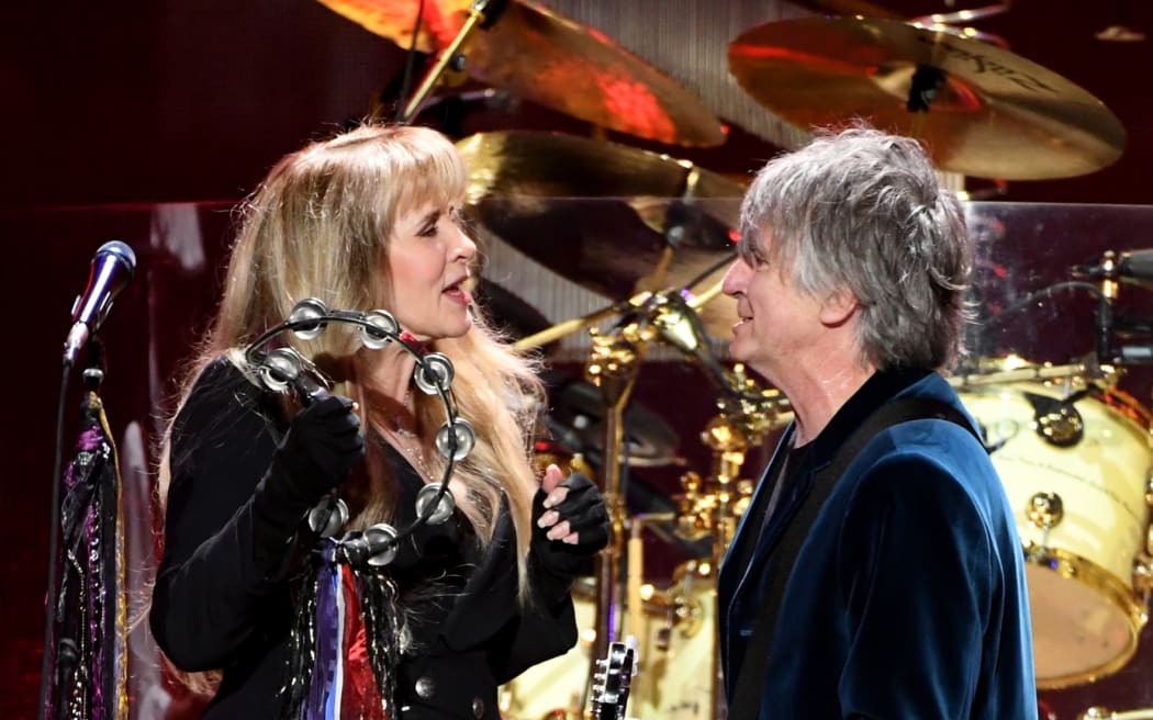Neil Finn and Stevie Nicks of Fleetwood Mac