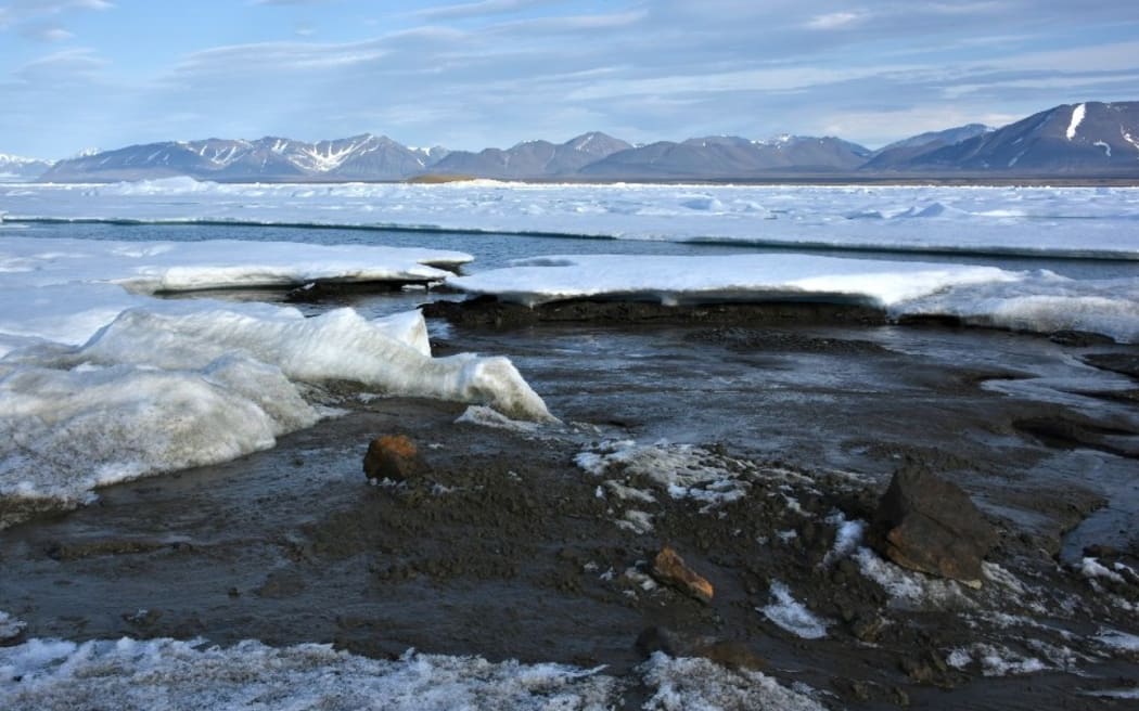The 60X30m island is the closest point of land to the North Pole, the scientists say.