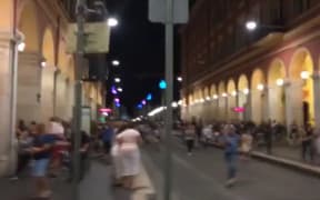 Panic in the streets of Nice after the attack which killed at least 84 people.