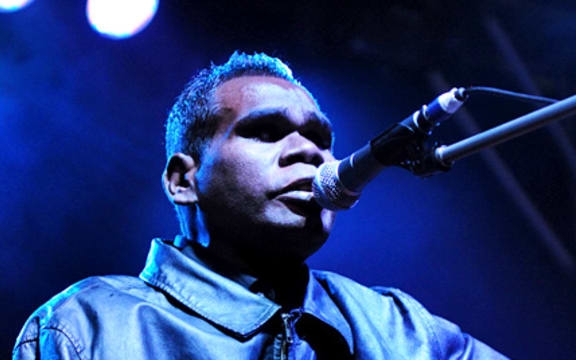 Geoffry Gurrumul Yunupingu at Freemantle Park 2011