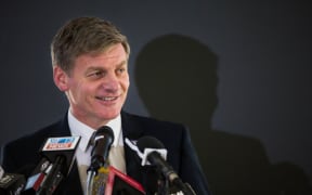 Bill English announcing surplus, Oct 2015