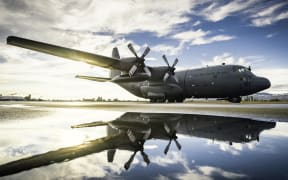C-130H Hercules NZ7001 on Exercise Nocturnal Reach, RNZAF Base Woodbourne, 2016.