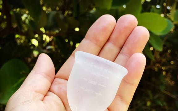 A menstrual cup.