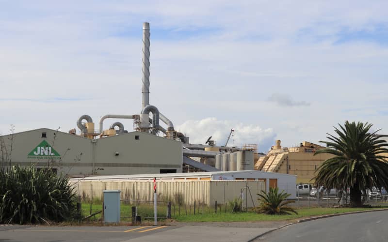 Juken New Zealand’s Northland Mill, on Whangatane Drive on the northern fringe of Kaitāia.