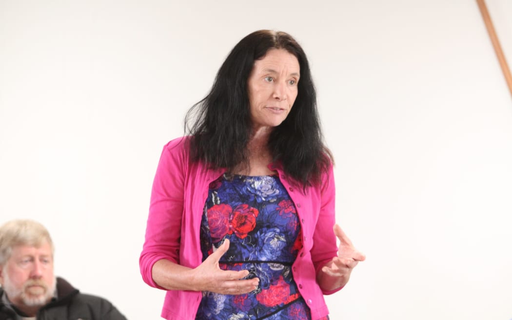Sue Grey was not allowed to speak at Thursday's council meeting because her application was lodged too soon before the meeting.
