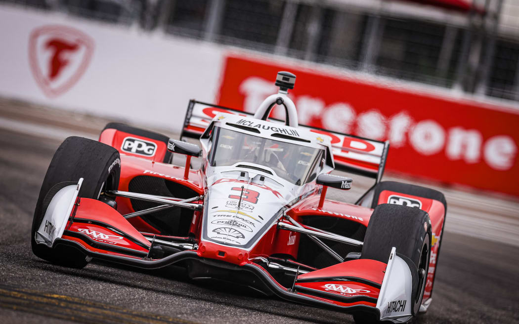 ST PETERSBURG, FLORIDA - FEBRUARY 27: Scott McLaughlin, driver of the #3 Team Penske during practice rounds of the NTT INDYCAR Series Firestone Grand Prix of St. Petersburg on February 27, 2026 in St Petersburg, Florida.