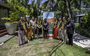 In-country and NZ partners from World Vision, ChildFund and Save the Children gathered for the launch of Solomon Islands Endim Vaelens Agenstim Pikinini (Ending Violence Against Children).