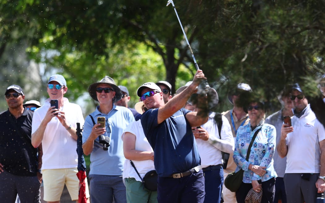 Ryan Fox of New Zealand in action during the Australian PGA Championship, 2025.