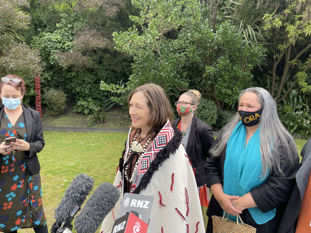 New Children’s Commissioner Judge Frances Eivers was welcomed into the role with a pōwhiri at Wellington’s Pipitea Marae.