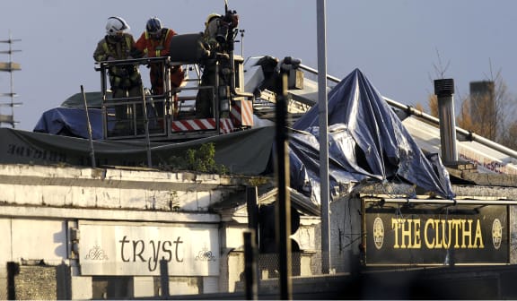 The Clutha pub after the crash.