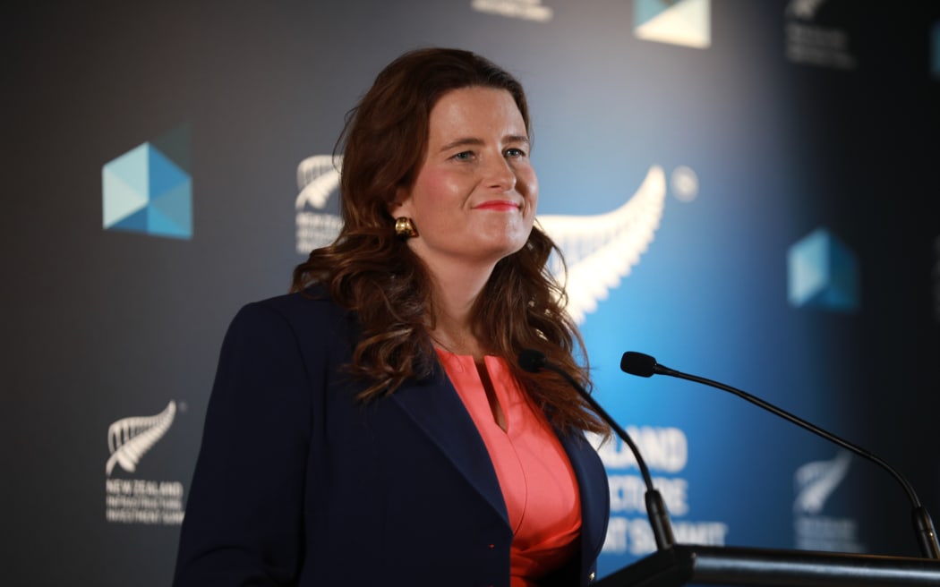 Nicola Willis at the Infrastructure Investor Summit speaks to media