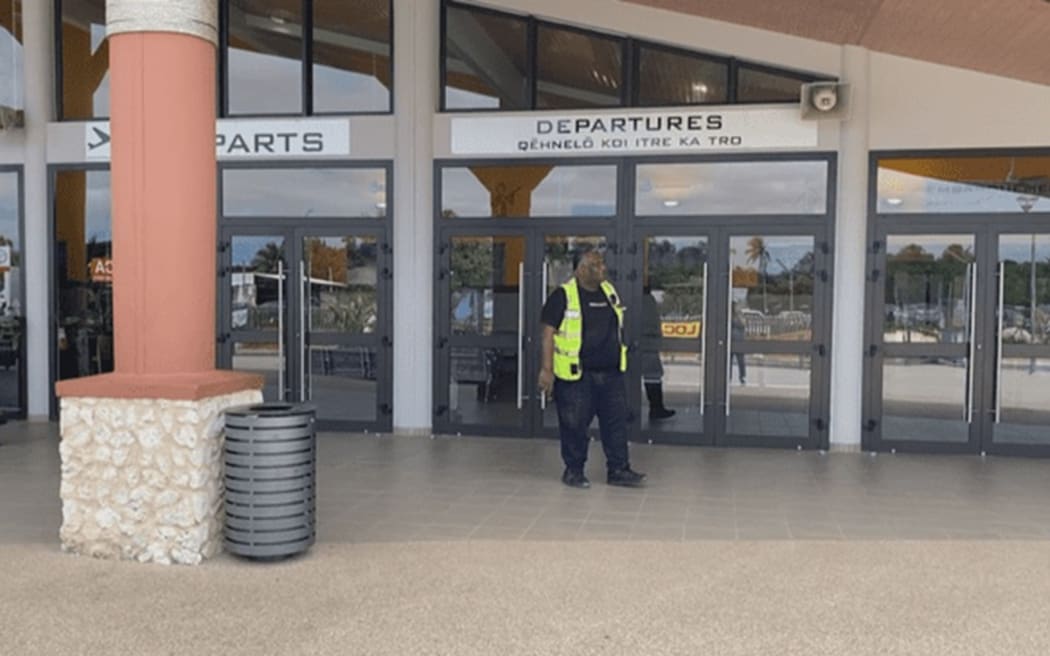 Wanaham airport , Lifou island, New Caledonia