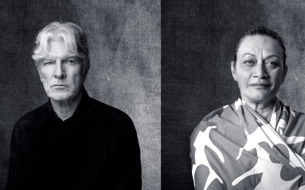 Tim Finn and Célestine Hitiura Vaite