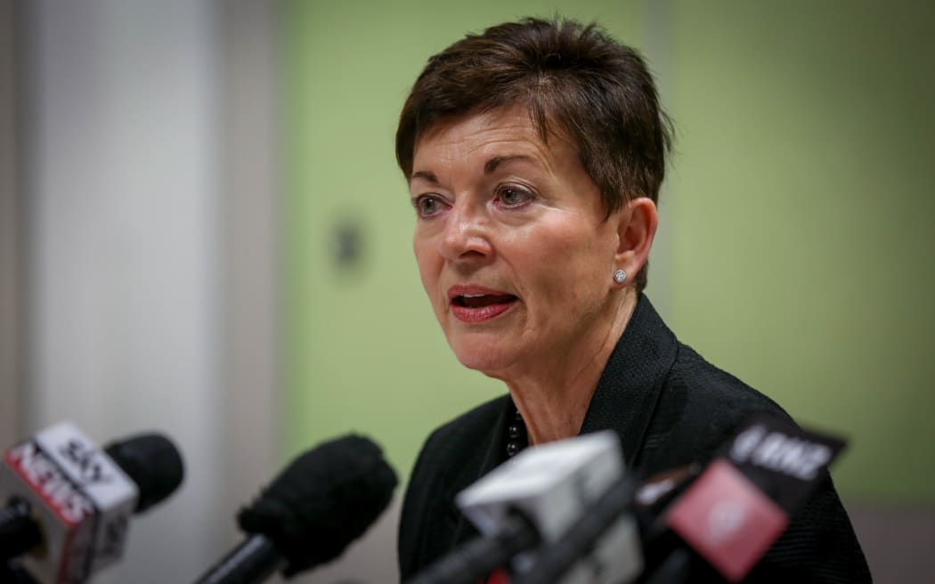 Dame Patsy Reddy at the report of the first independent review of intelligence and security in New Zealand.