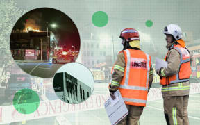 Fire and Emergency responders and Loafer's Lodge fire
